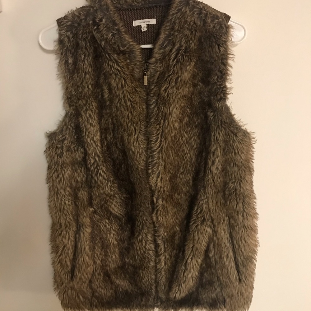 Maurices Faux Fur Vest